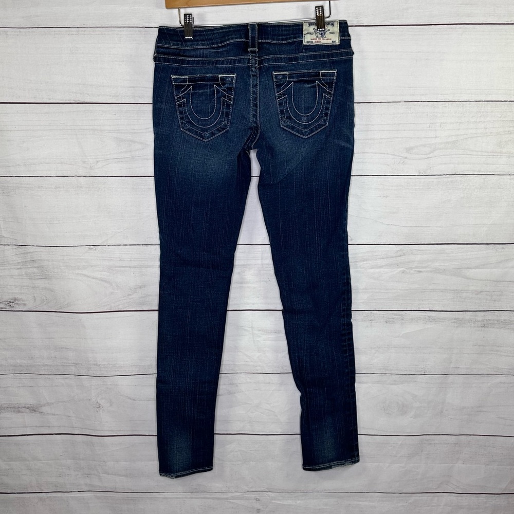 True Religion Women's Dark Wash Skinny Size 28 - Picture 2 of 10
